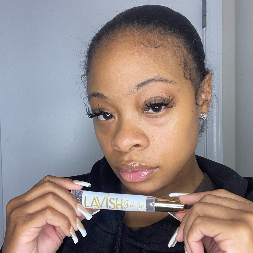 Lavish Stick Lip Best Homemade Lip Gloss! 
No-Sticky-Icky 
No White Residue!
